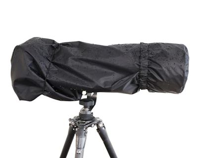 Copertura antipioggia per Nikon, copertura per obiettivo per Nikon, copertura antipioggia per fotocamera e obiettivo, copertura per obiettivo, impermeabile, nero