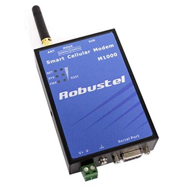 Cablematic EDGE GPRS GSM-module voor RS232 RS485 M1000-SC75IB robuust model