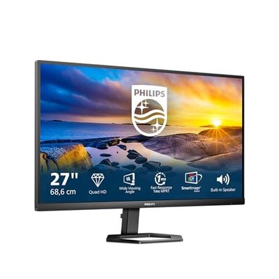 Philips 27E1N5500LA - Monitor QHD de 27 Pulgadas, VA, 1 ms, 75 Hz, Altavoces, Altura Ajustable, Modo Azul bajo, Smart Contrast (2560 x 1440, 300 CD/m², HDMI 1.4 / DP 1.2)