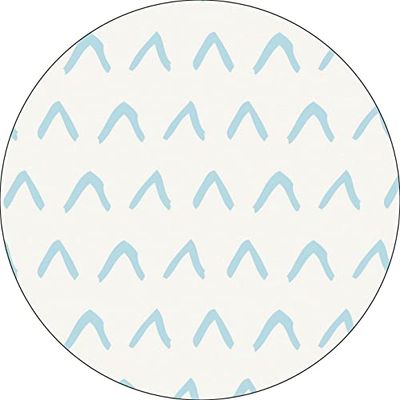 Bonateks, Ronde digitaal bedrukte muismat, antislip onderkant, voor kantoor en thuis, diameter: 22 cm