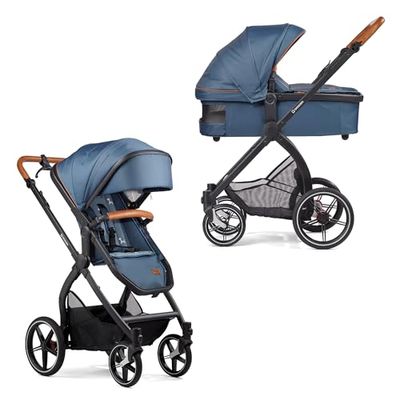 Gesslein Kinderwagen FX4 Set Life met babybadje, Panorama Relax (kinderwagen 3-in-1, lig- en zitoptie, vloerventilatie, individueel instelbaar, kleine pakmaat, handrem)