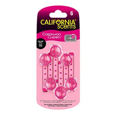 California Scents Lot de 6 bâtons d'aération Cerise Coronado