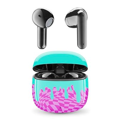 Music Sound - TWS Fantasy Bluetooth hoofdtelefoon - Capsule Design - Draadloos - Oplaadhoes - Microfoon - Afspeeltijd tot 25 uur - Verkrijgbaar in vele kleuren en patronen