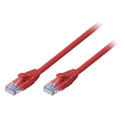 LINDY Cable de Red Rígido UTP Categoría 6 48032 Rojo 1 m 1 unidad