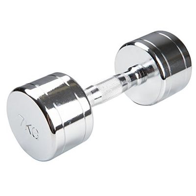 Trendy Sport Chroom dumbbell - 1 stuk - 7,0 kg