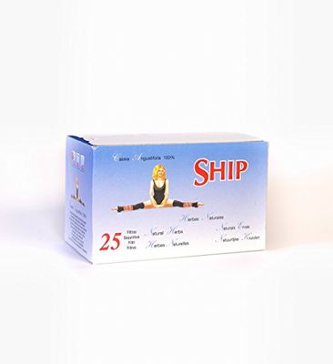 Ship - Infusión de Hierbas Naturales - Caja de 25 Unidades - Favorece una Buena Digestión - Efecto Laxante - Ideal para Tomar tras Comidas Abundantes - Infusiones y Tés