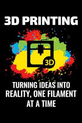 3D Printing - Turning Ideas into Reality, One Filament at a time: 3D Printer Printing Blank Lined Journal Notebook Diary