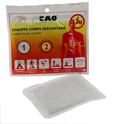 CAO Chaufferette Corps Chauffe-Pieds Adulte Unisexe, 13 x 10 cm