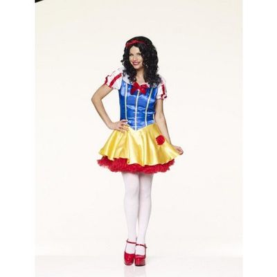 Partychimp 6079980 Sneeuwkoningin met 1 accessoire, XL, wit
