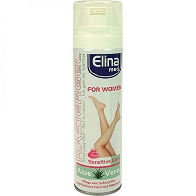 gel per rasatura donna con aloe vera 200ml elina