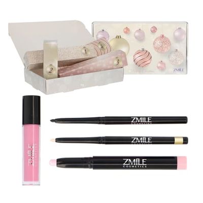 ZMILE COSMETICS Beauty Calendario de Adviento 4gifts4Advent 'Magic Sundays'- 4 sorpresas para maquillarse y peinar en caja de regalo con cosméticos veganos