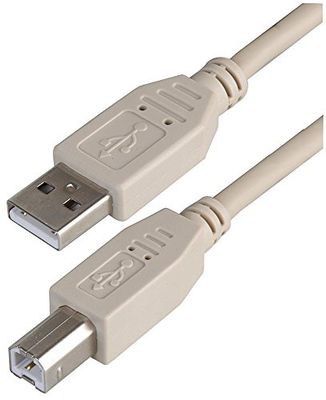 Pro Signal PSG91427 Câble USB 2.0 A mâle vers B mâle 5 m Gris