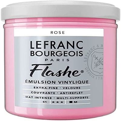 Lefranc Bourgeois Acrílico, rosa claro, tubo de 125 ml, vinil farbe