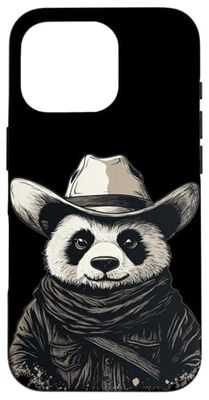 Cowboy Hat On, Panda Mode Activated Case for iPhone 16 Pro