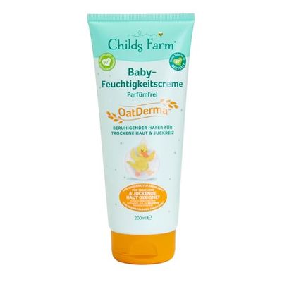 Childs Farm OatDerma Baby Moisturizer 200 ml, Parfumvrij | Kalmerende Huidverzorgingslotion, voor gevoelige of eczeem neigende baby- en kinderhuid. Ook voor pasgeborenen.