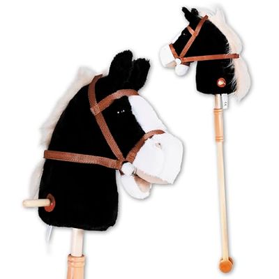 KNORRTOYS.COM-Caballo Blacky, Color Negro, 45 cm (40102)