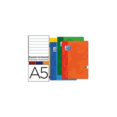 Schoolschrift Oxford 48 h DIN A5 horizontaal gelinieerd verschillende kleuren