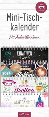 Display Mini Desk Calendar 2024: with 4 x 6 ex.