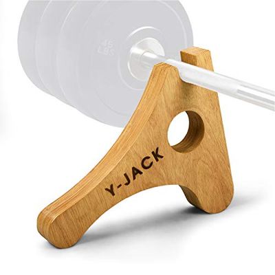 Yes4All Deadlift Jack/Bilanciere Supporto per allenamento pesi, Deadlifting, Powerlifting, adatto per carico e scarico di piastre pesanti bilanciere
