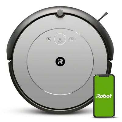 iRobot - Roomba i1156 - i1 - Anti-klitborstels - Optimaal diervriendelijk - Intelligente navigatie - Oplaadt en hervat Reiniging - Spraak- en afstandsbediening