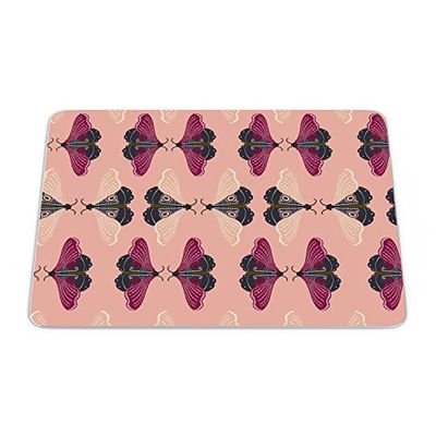 Bonamaison, Tapis de Souris Rectangle Imprimé Numériquement, Fond Antidérapant, pour Bureau et Maison, Taille: 22x18cm