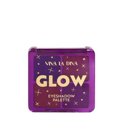 Viva la Diva Glow Eyeshadow Palette - Color N1 - Paleta de Sombras con Tonos Brillantes y Versátiles para Crear Looks de Ojos Deslumbrantes