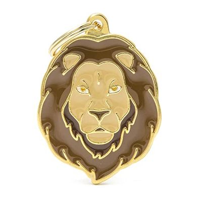 MyFamily Hond Medaille Gemaakt In Italië, Tijger, Hondenplaat, Emaille Metaal, Wild Collectie