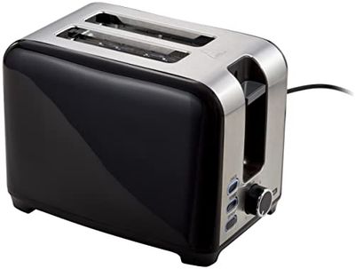 Judge 2-Slice Toaster with Defrost and Reheat Buttons, 800W - 2 Year Guarantee
