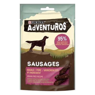 Purina Adventuros High Meat Sausages Snack Cani 70g