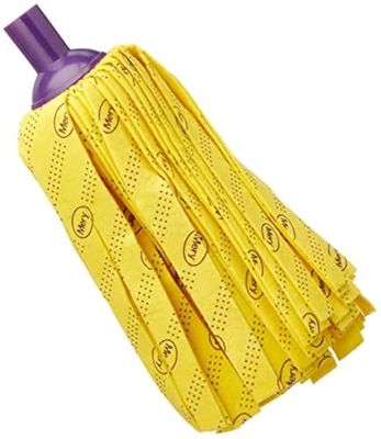 Mery | Esfregão de tiras | tiras super resistentes | várias superfícies | não deixa rastro | viscose | amarelo | medidas: 23 cm