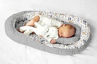 Kospu multifunzionale baby nest bozzolo paraurti da viaggio culla 100% cotone anallergico