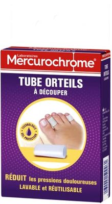 MERCUROCHROME - Fingerröret – 1 styck för skärning – Minskar smärtsamt tryck: muntrar, blåsor, calluses