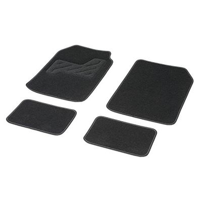 DBS - Tapetes de chão - carro/automóvel - 4 unidades: Dianteiras traseiras - universais - antiderrapante - sistema Autogrip®