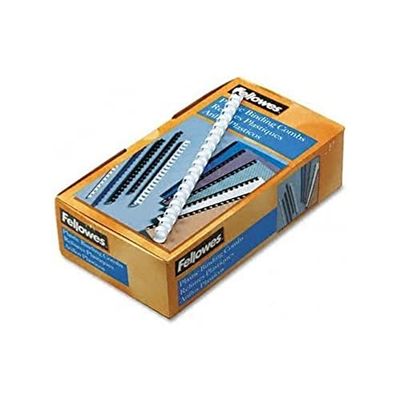 Fellowes Value 8mm Binding Combs - White (Pack of 100)