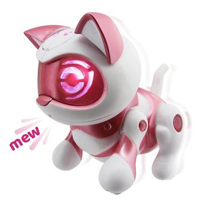 TAMAGOTCHI Teksta Newborn Interactive Robotic Pet Cat: Jump, Walk and Order