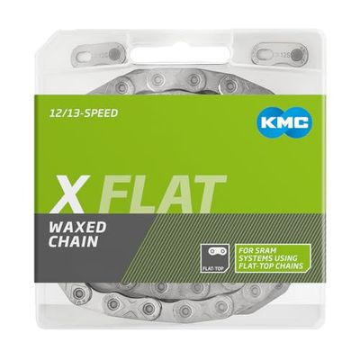 KMC Catena per bicicletta a 126 maglie 12 x 13 x ponte X cerato, compatibile con SRAM AXS & Transmission, argento