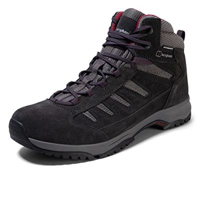 Berghaus Expeditor Trek 2.0 Walking Boots, Chaussures de Randonnée Hautes Homme Noir (Noir/Red B59) 46.5