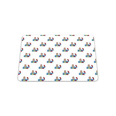 Bonamaison, Pop Art Digital Print Rectangle Mouse Mat, Non-slip Base, Office and Home, Size: 22x18cm