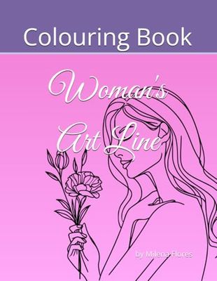 Woman's Art Line: Colouring Book