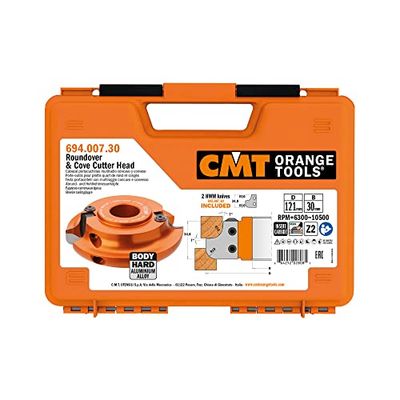 CMT 694.007.30 Cabezal portacuchillas multiradio cóncavo y convexo D121mm B30mm Z2