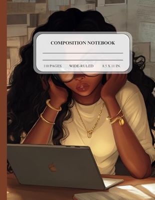 Boss Lady Vibes: Wide Ruled Composition Notebook