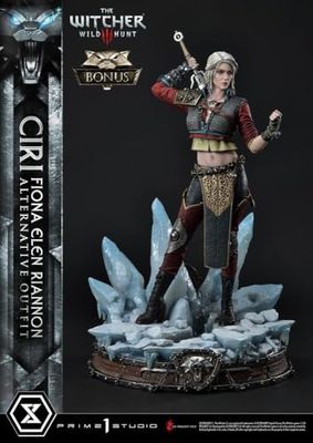 Prime 1 Studio Witcher 3 Wild Hunt 1/4 Cirilla Fiona Elen Riannon alternativ outfit deluxe bonusversion 55 cm