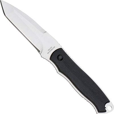 Haller 40408 Nek Mes met Tanto Blade Mes, Zwart
