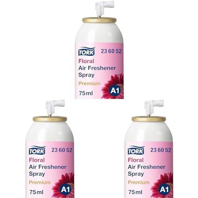 Tork 236052 Aérosol désodorisant Premium A1-75 ml - Floral (Lot de 3)