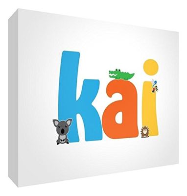 Little Helper KAI-A5BLK-15DE Diamant Poli Baby Souvenir/Chope Personnalisation et Personnalisation avec nom de garçon Kai Grand 15 x 21 x 2 cm