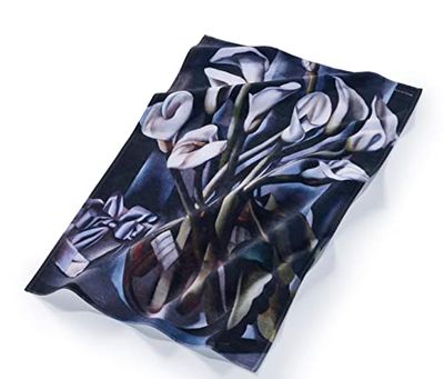 Musearta Unisex strandhandduk med motivet Arums av konstnären Tamara de Lempicka av bomull i storlek 108 x 180 cm, BT-TL-AR-V424362