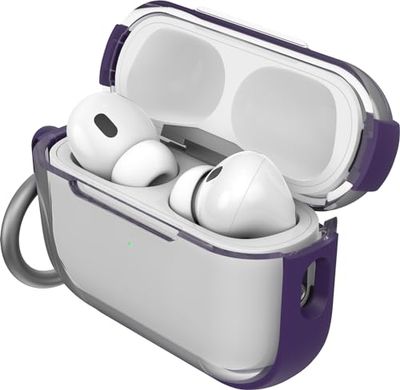 OtterBox Funda Headphone para AirPods Pro (2nd/1st Gen), Compatible con MagSafe y Carga inalámbrica, protección 360° contra caídas, Funda Transparente para Apple Airpods, Ajuste Seguro. Prestige