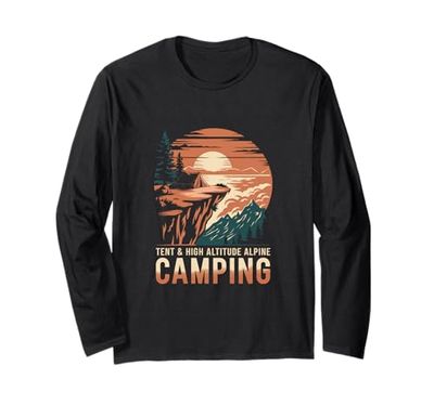 Tenda e campeggio alpino ad alta quota Campeggio alpino Maglia a Manica