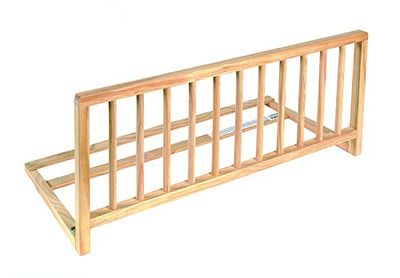 Nidalys Natuurlijke Houten Bedbarrière, 91cm