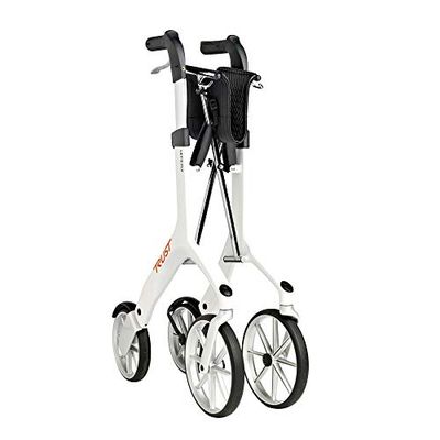 Déambulateur Trust Care Let's Fly Blanc Aluminium 4 Roues Adulte